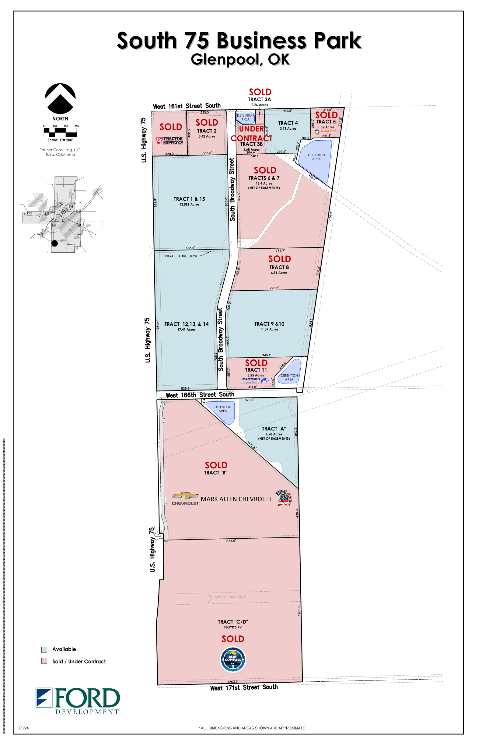 South 75 Business Park - Land Plan