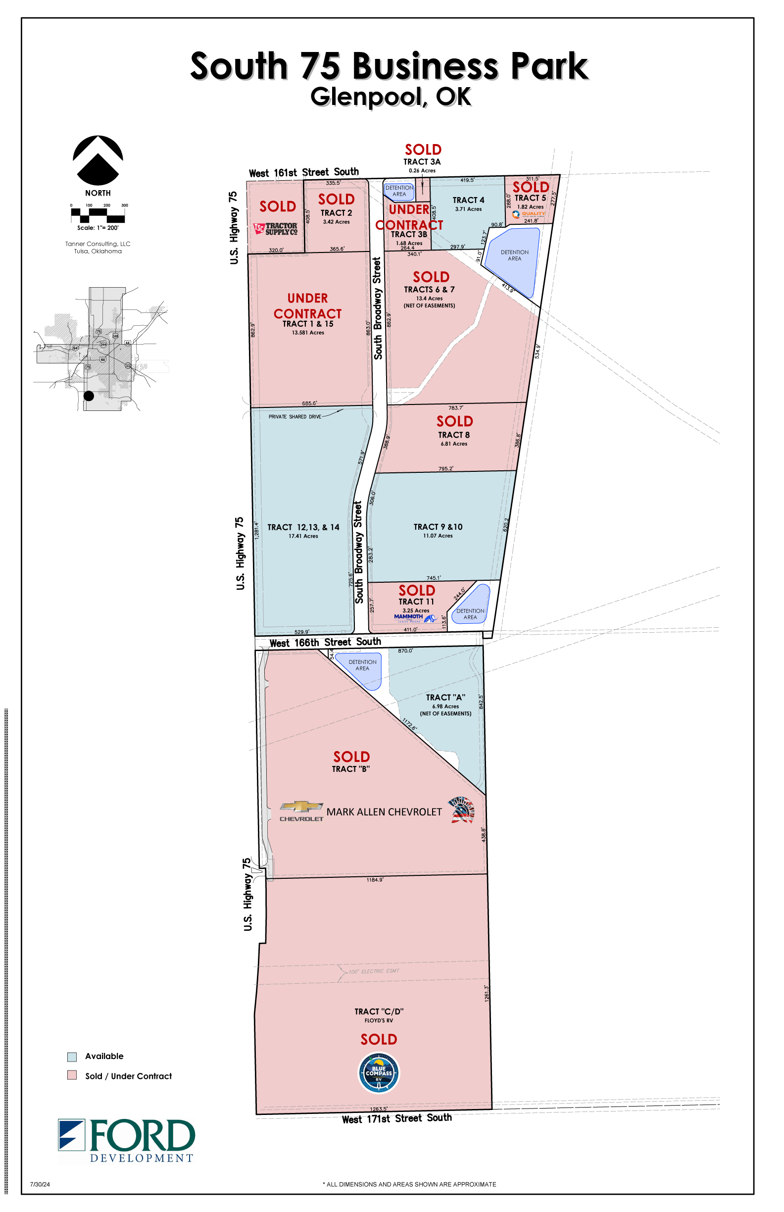 South 75 Business Park - Land Plan