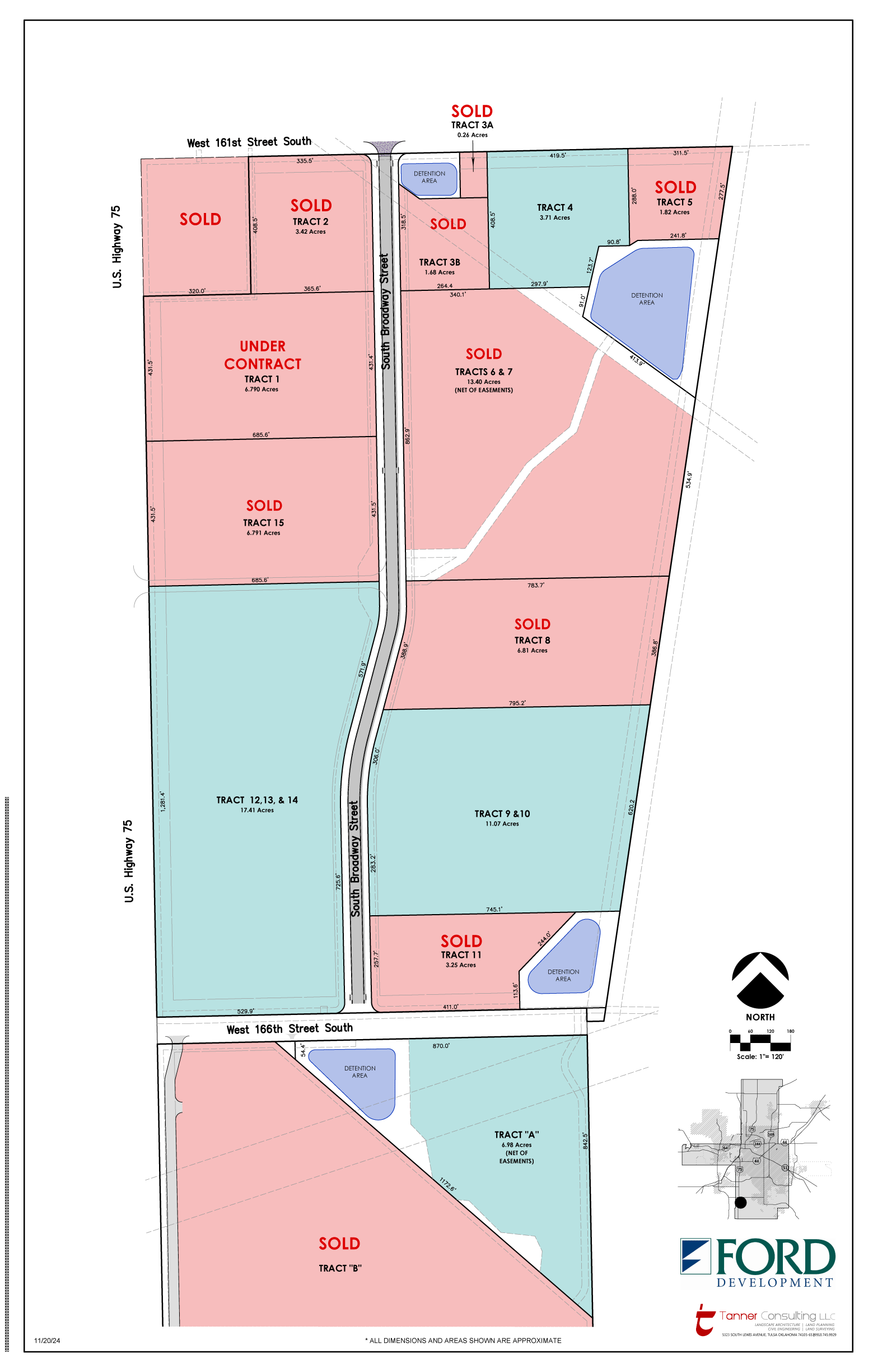 South 75 Business Park - Land Plan