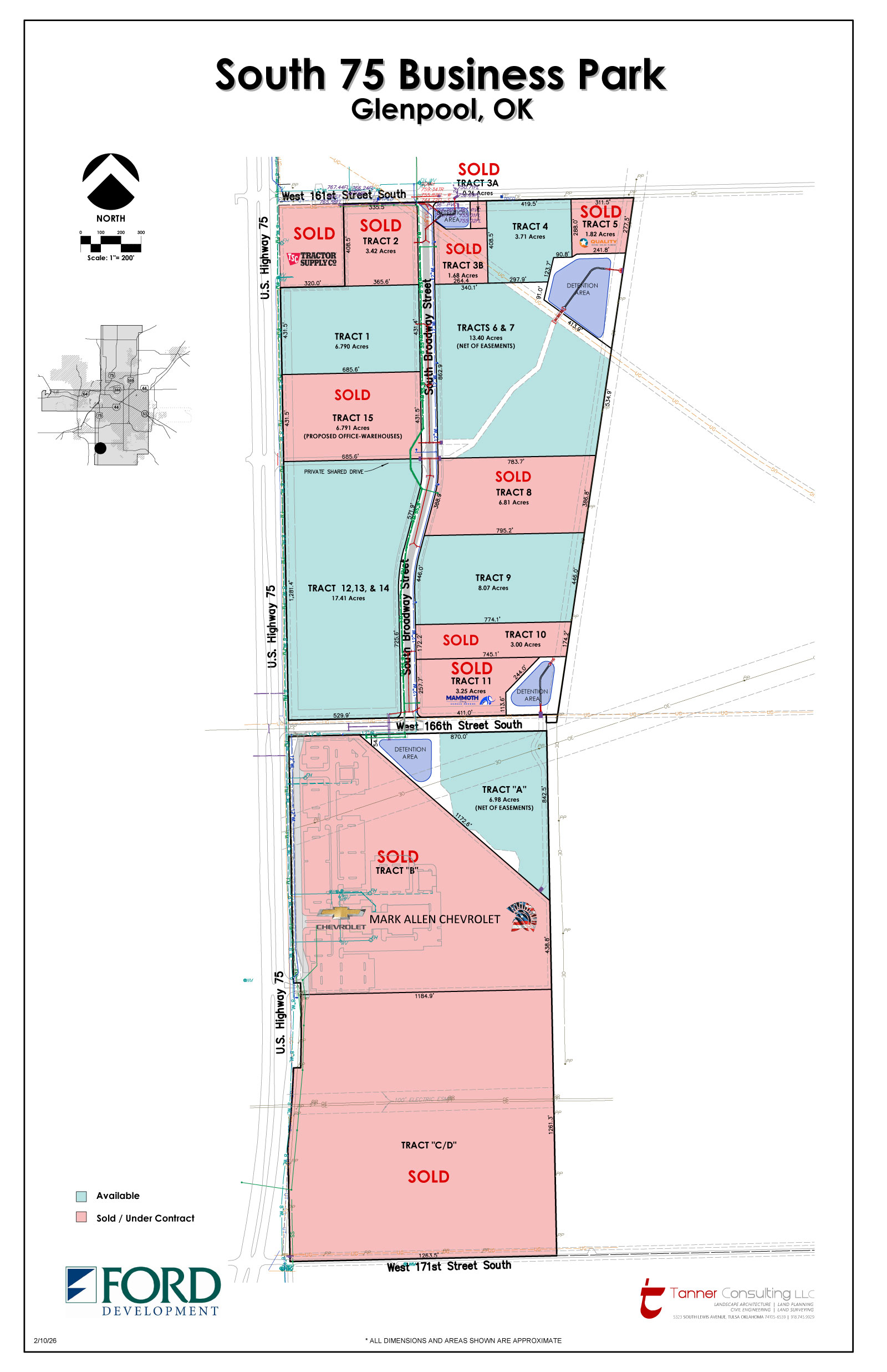 South 75 Business Park - Land Plan